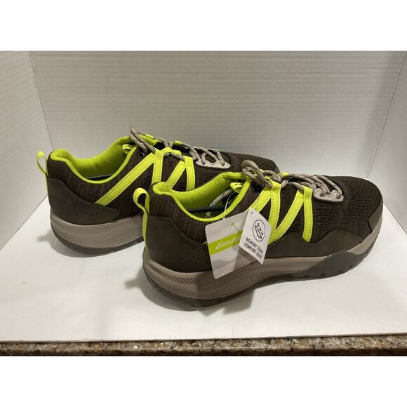 Eddie Bauer Thielsen Trail Hiking Shoe Olive Lime Punch Size 11 Medium New - Picture 1 of 6